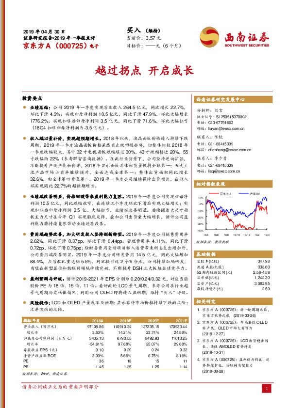 越过拐点 开启成长