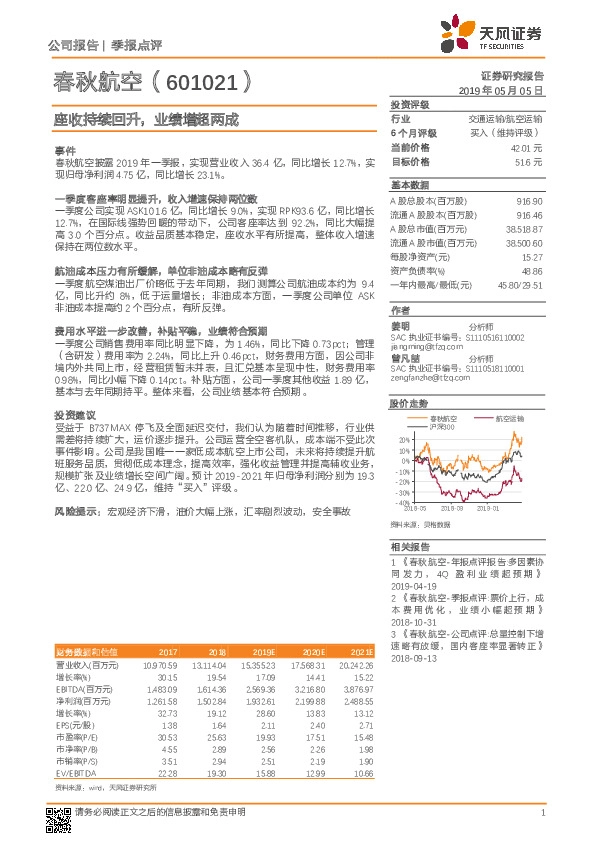 座收持续回升，业绩增超两成