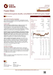 1Q19 revenue grows steadily; consolidation of SAM hurts gross margin