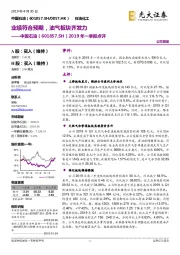 2019年一季报点评：业绩符合预期，油气板块齐发力