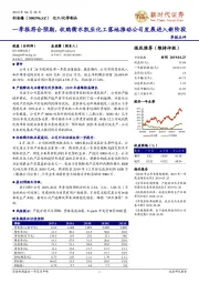 季报点评：一季报符合预期，收购衡水凯亚化工落地推动公司发展进入新阶段