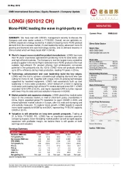 Mono-PERC leading the wave in grid-parity era