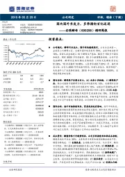 调研简报：国内国外齐发力，多举措向百亿迈进