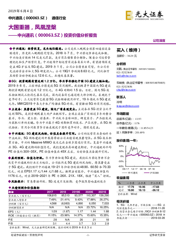 投资价值分析报告：大国重器，凤凰涅槃