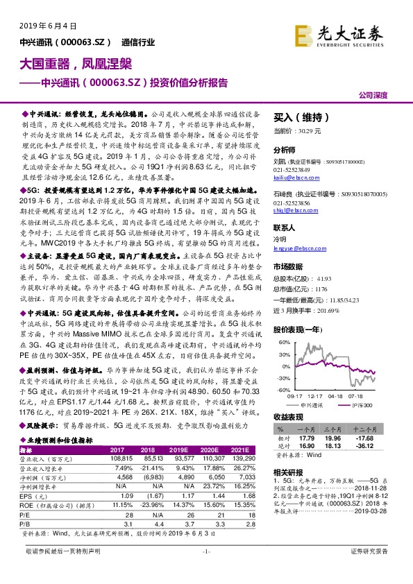 投资价值分析报告：大国重器，凤凰涅槃