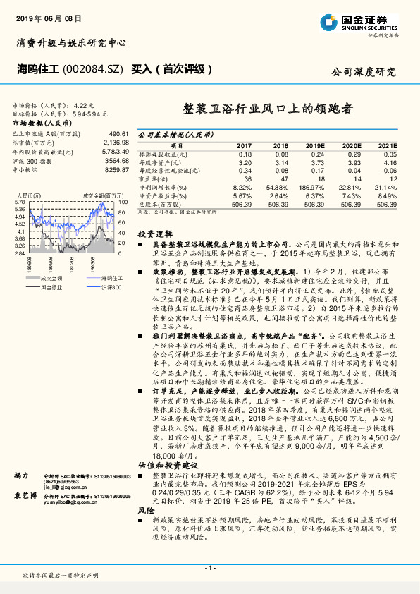 整装卫浴行业风口上的领跑者