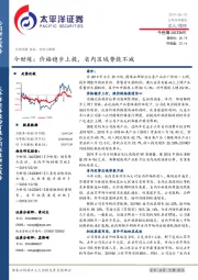 今世缘：价格稳步上提，省内区域势能不减