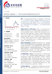 重大项目预中标的提示性公告点评