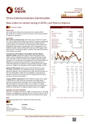 New orders to remain strong in 2H19; cash flow to improve