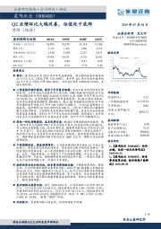 Q2业绩环比大幅改善，估值处于底部