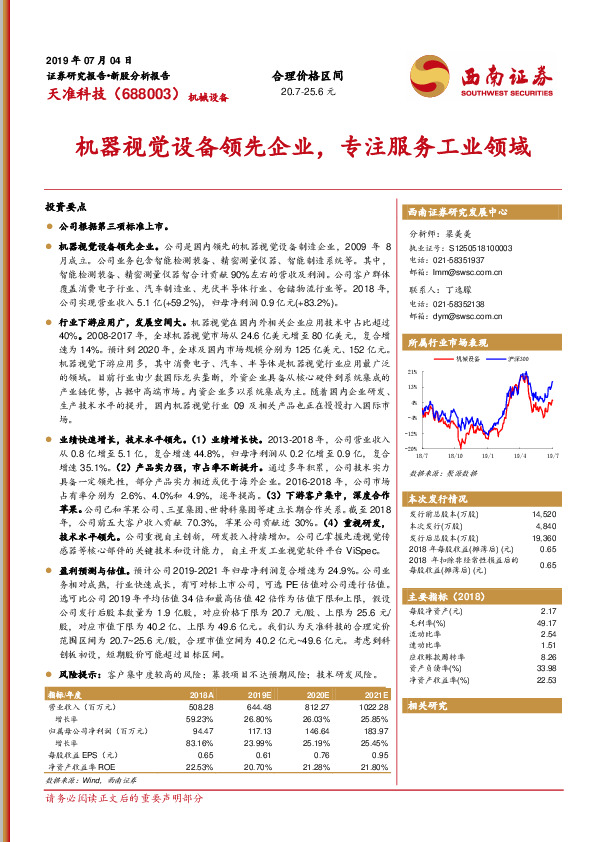 机器视觉设备领先企业，专注服务工业领域