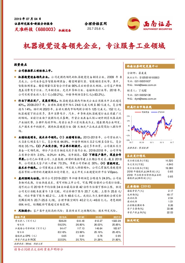 机器视觉设备领先企业，专注服务工业领域