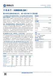 国内轨交控制系统龙头，核心技术助力大国重器