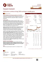 2Q19 prices continue rising; 2019 earnings to rapidly grow
