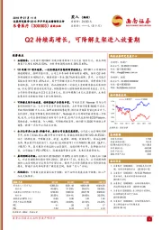 Q2持续高增长，可降解支架进入放量期