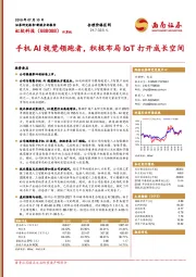 手机AI视觉领跑者,积极布局IoT打开成长空间