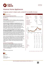 Outgrows sector in down-cycle; central AC to steadily increase