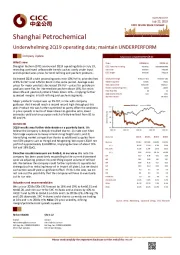 Underwhelming 2Q19 operating data;maintain UNDERPERFORM