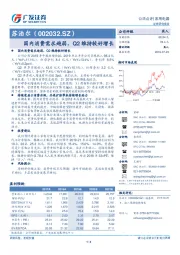 国内消费需求趋弱，Q2维持较好增长