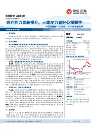 2019年中报点评：盈利能力显著提升，三端发力看好公司弹性