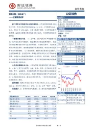 近期情况点评：蓝晓科技