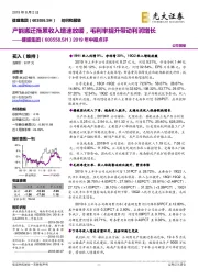 2019年中报点评：产能搬迁拖累收入增速放缓，毛利率提升带动利润增长