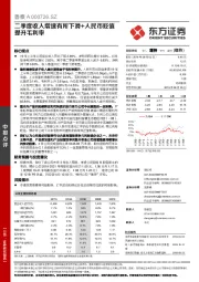 二季度收入增速有所下滑+人民币贬值提升毛利率