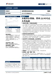 2019年半年度报告点评:业绩符合预期,等保2.0时代龙头再起航