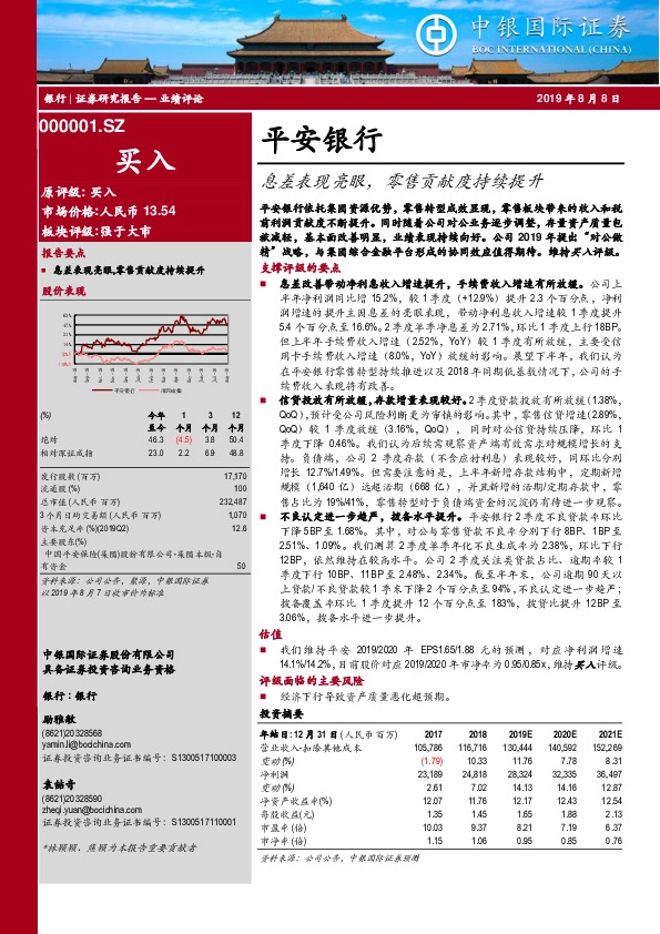 息差表现亮眼，零售贡献度持续提升