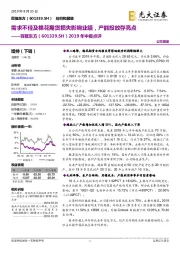 2019年中报点评:需求不佳及棉花期货损失影响业绩,产能投放存亮点
