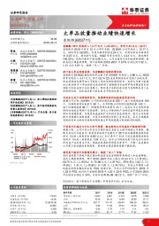 大单品放量推动业绩快速增长