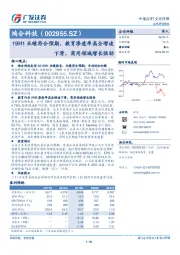 19H1业绩符合预期，教育渗透率高企增速下滑，商用领域增长强劲