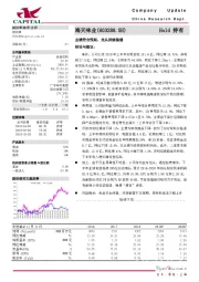 业绩符合预期，龙头持续稳健