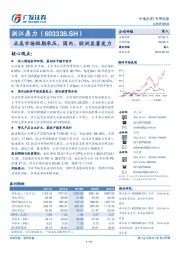 北美市场短期承压，国内、欧洲显著发力