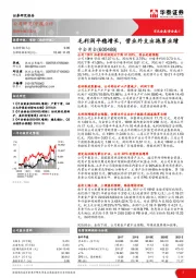 毛利润平稳增长，营业外支出拖累业绩