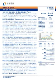 2019H1业绩回落，静待集团优质资产注入