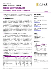 2019年半年报点评:网络安全与自主可控高增长延续