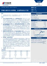 2019年中报点评：种猪生猪存栏大超预期，生猪养殖成本可控