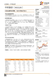中报业绩符合预期，光伏半导体齐发力