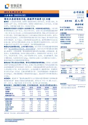 餐饮业务持续快车道, 猪瘟事件拖累Q2业绩