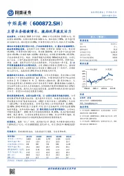 主营业务稳健增长，激励改革激发活力