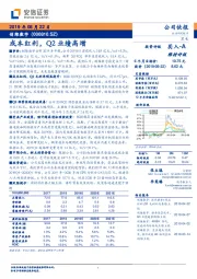 成本红利，Q2业绩高增