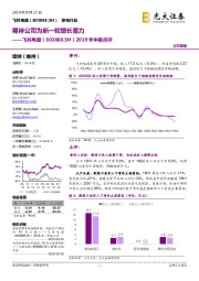 2019年中报点评:期待公司为新一轮增长蓄力