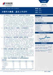2019年中报点评：业绩同比翻番，嘉宝上市在即