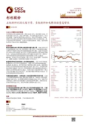 正极材料利润大幅下滑，负极材料和电解液销量高增长