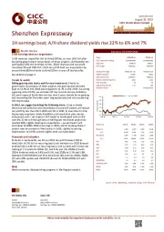 1H earnings beat; A/H-share dividend yields rise 22% to 6% and 7%