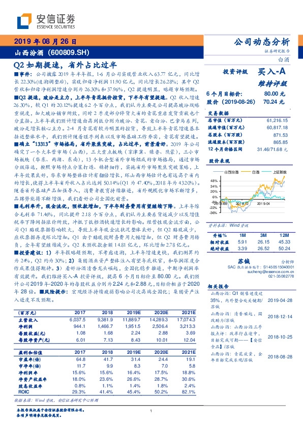 Q2如期提速，省外占比过半