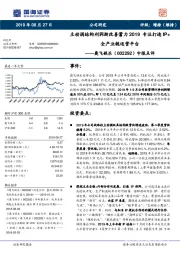 中报点评：主动调结构利润渐改善蓄力2019 专注打造IP+全产业链运营平台