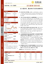 Q2以量补价,聚合物电子化学品持续布局