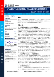 半年度报告点评：产业链龙头地位稳固，行业议价能力持续提升